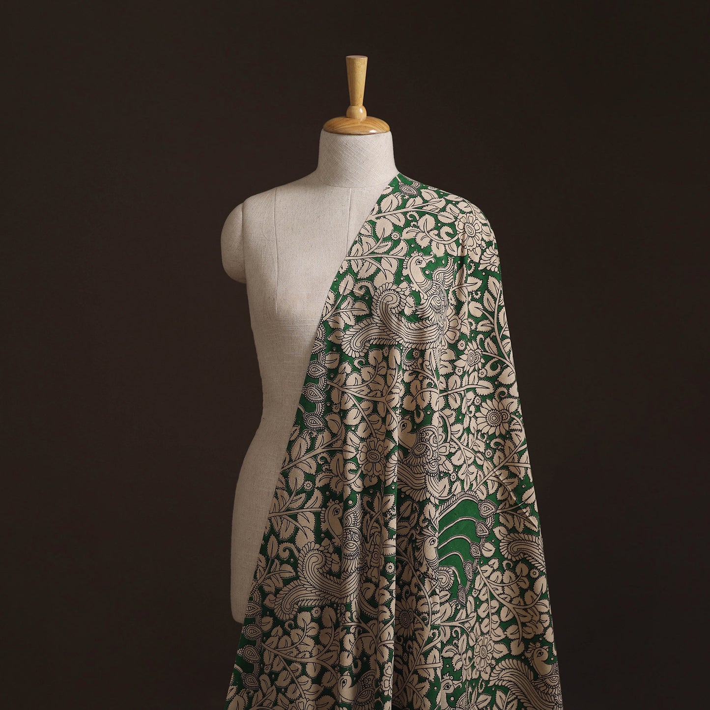 Kalamkari Printed Cotton Fabric 16