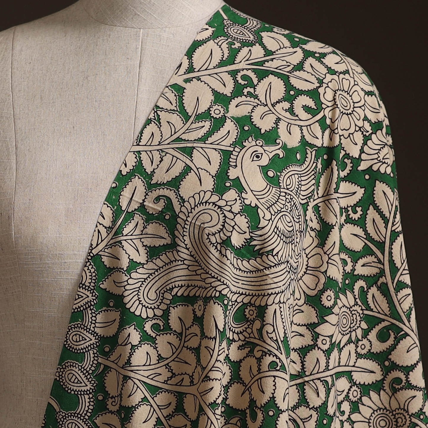Kalamkari Printed Cotton Fabric 16