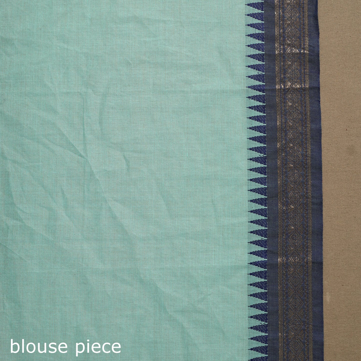 Green Kandangi Chettinad Cotton Saree with Border