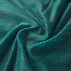 Green - Shibori Tie-Dye Chanderi Silk Fabric 02