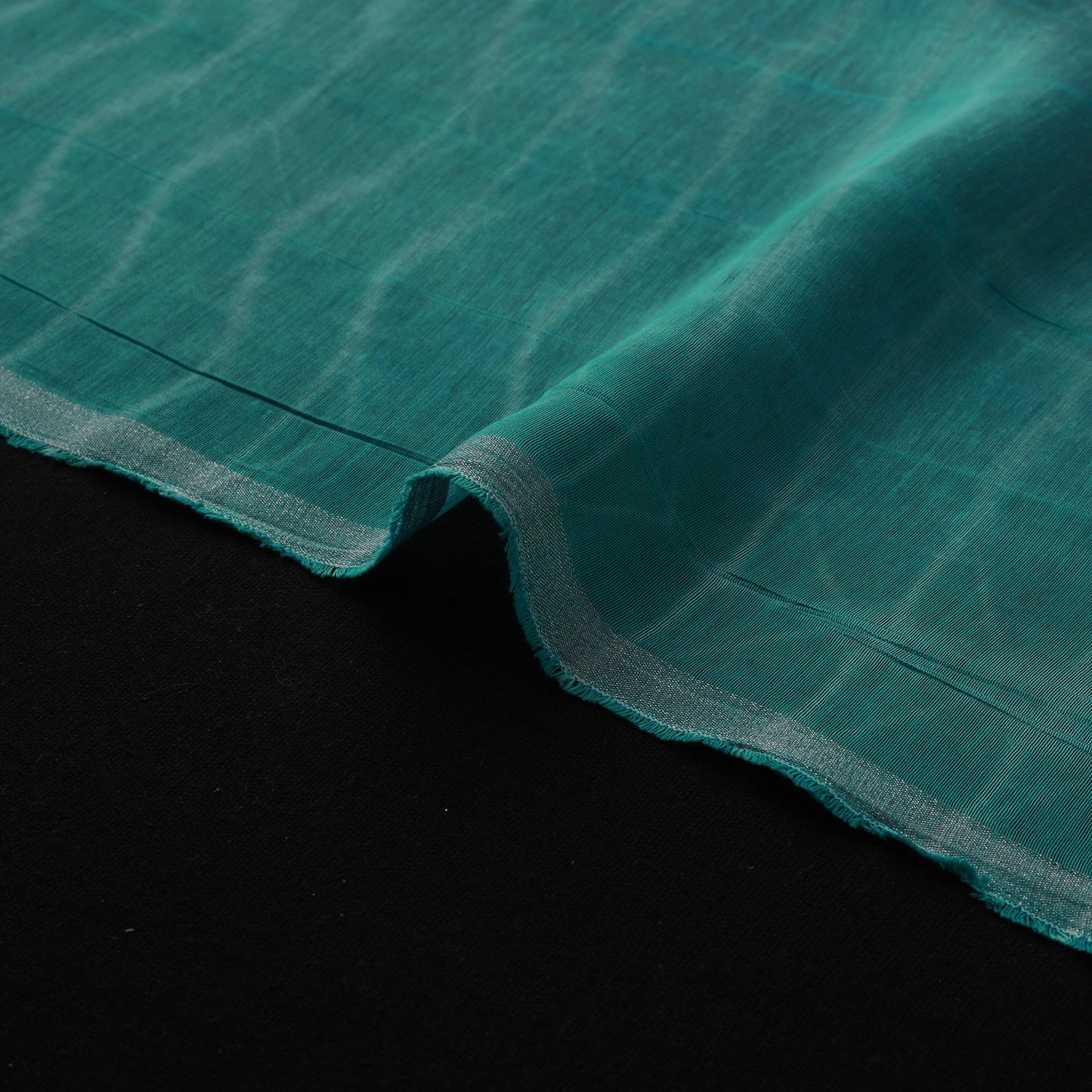 Green - Shibori Tie-Dye Chanderi Silk Fabric 02