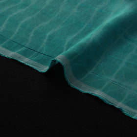 Green - Shibori Tie-Dye Chanderi Silk Fabric 02