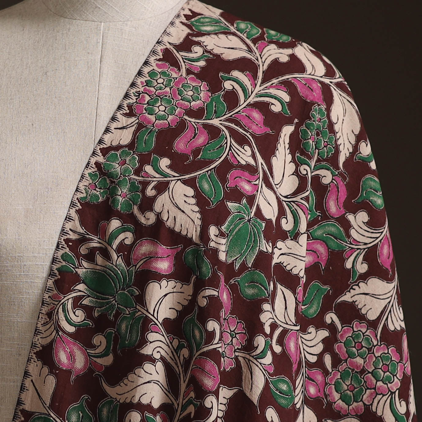 Kalamkari Printed Cotton Fabric 18