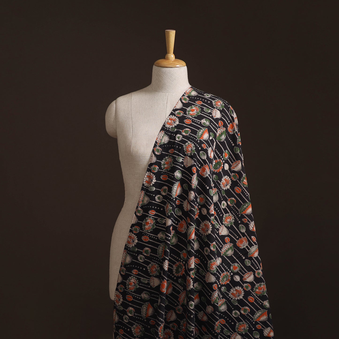 Kalamkari Printed Cotton Fabric 19