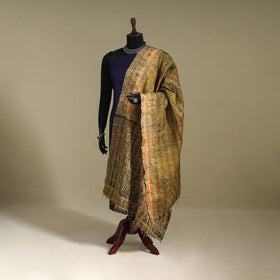 Multicolor - patchwork reversible silk bengal kantha work