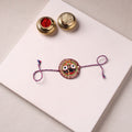 Lord Jagannath - Reusable Pattachitra Handpainted Rakhi with Potli 35