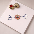 Lord Jagannath - Reusable Pattachitra Handpainted Rakhi with Potli 36
