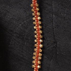 Multicolor - Handcrafted Tribal Dokra Brass Thread Rakhi with Banaras Wood Doll Box 15