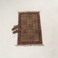 Multicolor - Warangal Handwoven Kalamkari Block Print Cotton Floor Mat (2 x 3 Feet) 11