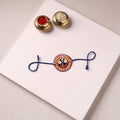 Lord Jagannath - Reusable Pattachitra Handpainted Rakhi with Potli 37