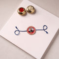 Lord Jagannath - Reusable Pattachitra Handpainted Rakhi with Potli 38