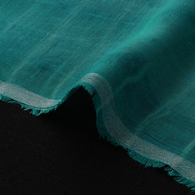 Green - Shibori Tie-Dye Chanderi Silk Fabric 05