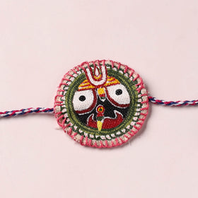 Lord Jagannath - Reusable Pattachitra Handpainted Rakhi with Potli 40