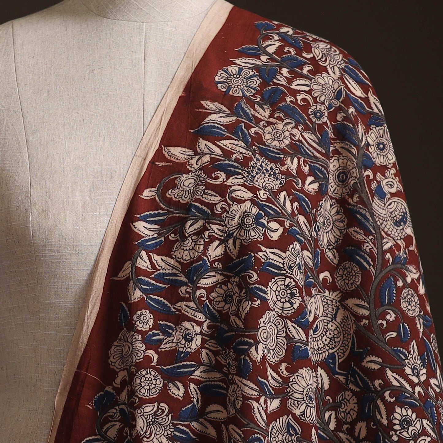 Kalamkari Printed Cotton Fabric 23