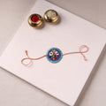 Lord Jagannath - Reusable Pattachitra Handpainted Rakhi with Potli 41