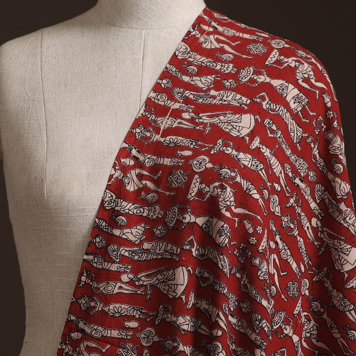 Kalamkari Printed Cotton Fabric 24