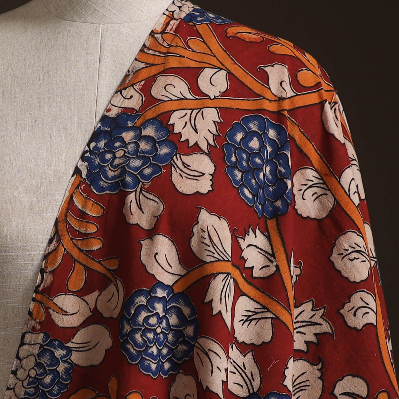 Kalamkari Printed Cotton Fabric 26