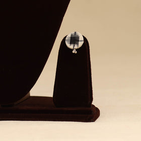 Black - fabart jute choker necklace set with ghungroo work