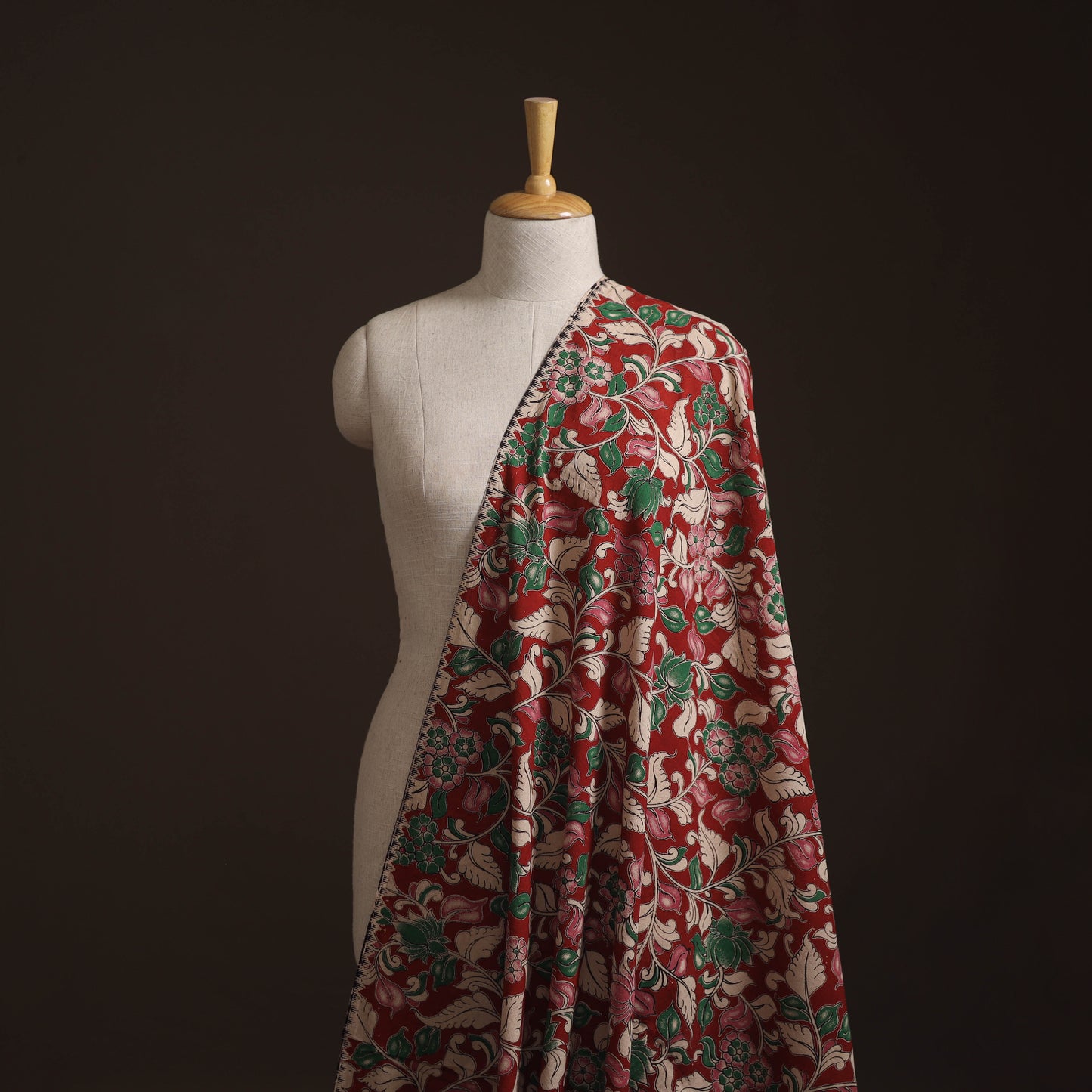 Kalamkari Printed Cotton Fabric 29