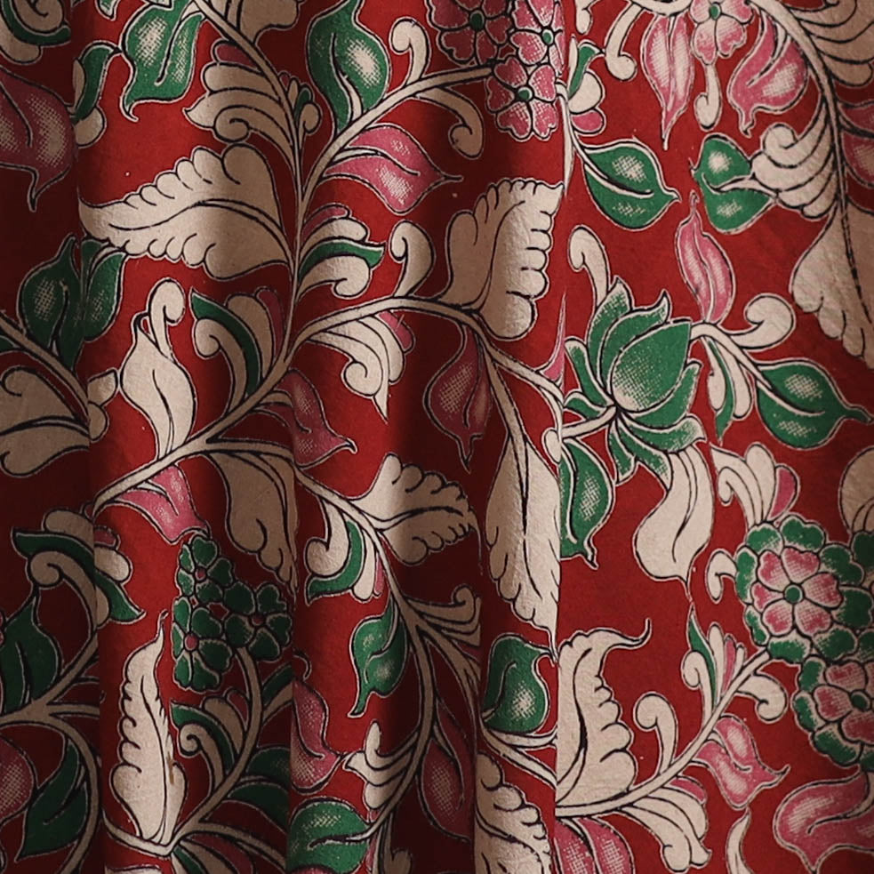Kalamkari Printed Cotton Fabric 29