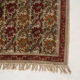 Multicolor  - Warangal Handwoven Kalamkari Block Print Cotton Floor Mat (2 x 3 Feet) 04