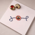 Lord Jagannath - Reusable Pattachitra Handpainted Rakhi with Potli 53