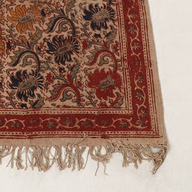 Multicolor - Warangal Handwoven Kalamkari Block Print Cotton Floor Mat (2 x 3 Feet) 02
