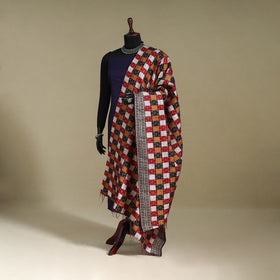 Multicolor - patchwork reversible silk bengal kantha work