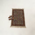 Multicolor - Multi colour - Warangal Handwoven Kalamkari Block Print Cotton Floor Mat (2 x 3 Feet) 01