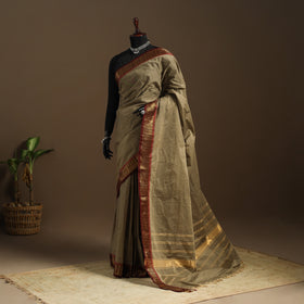 Green - kandangi chettinad cotton saree with border 56