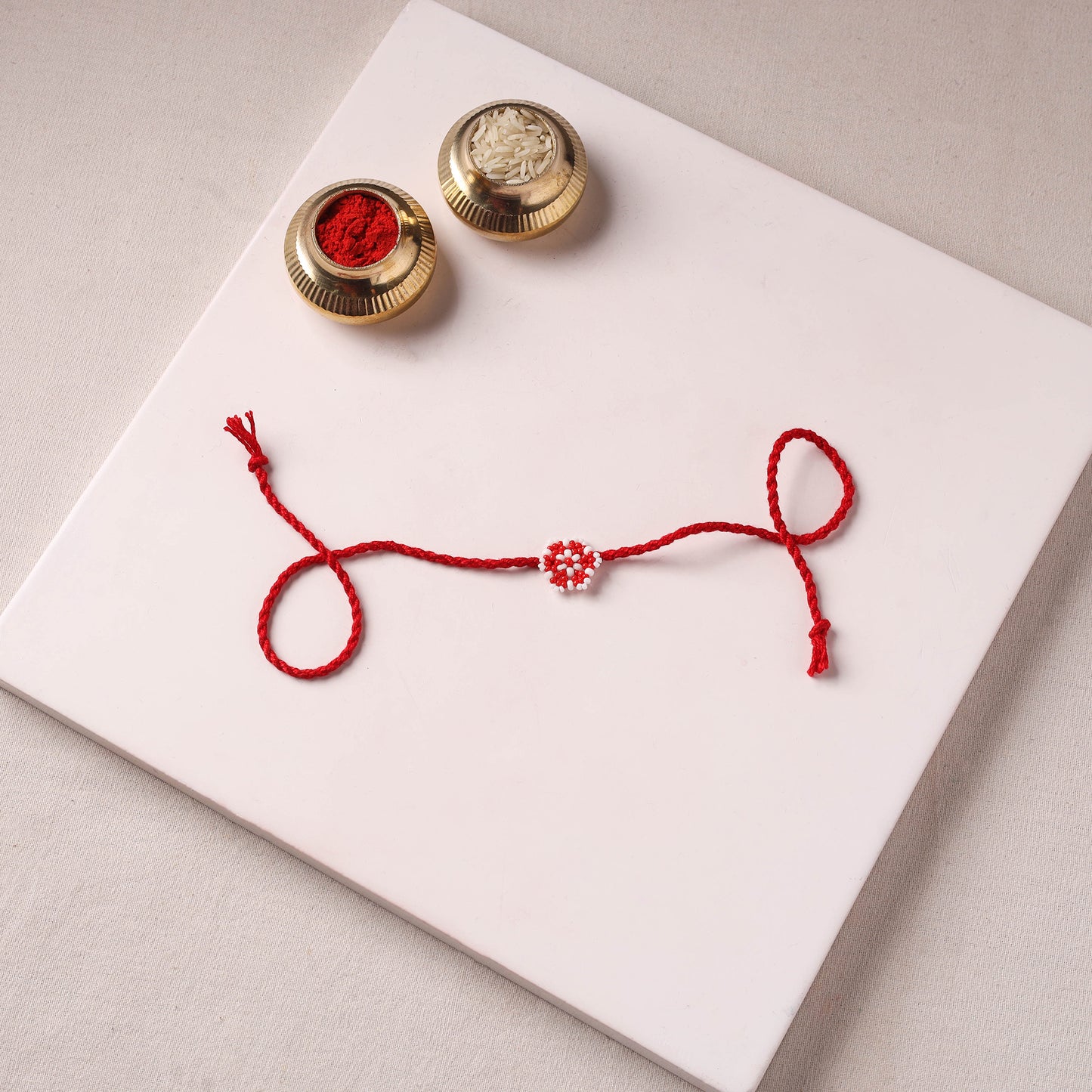 Handmade Beadwork Rakhi for Brother 01