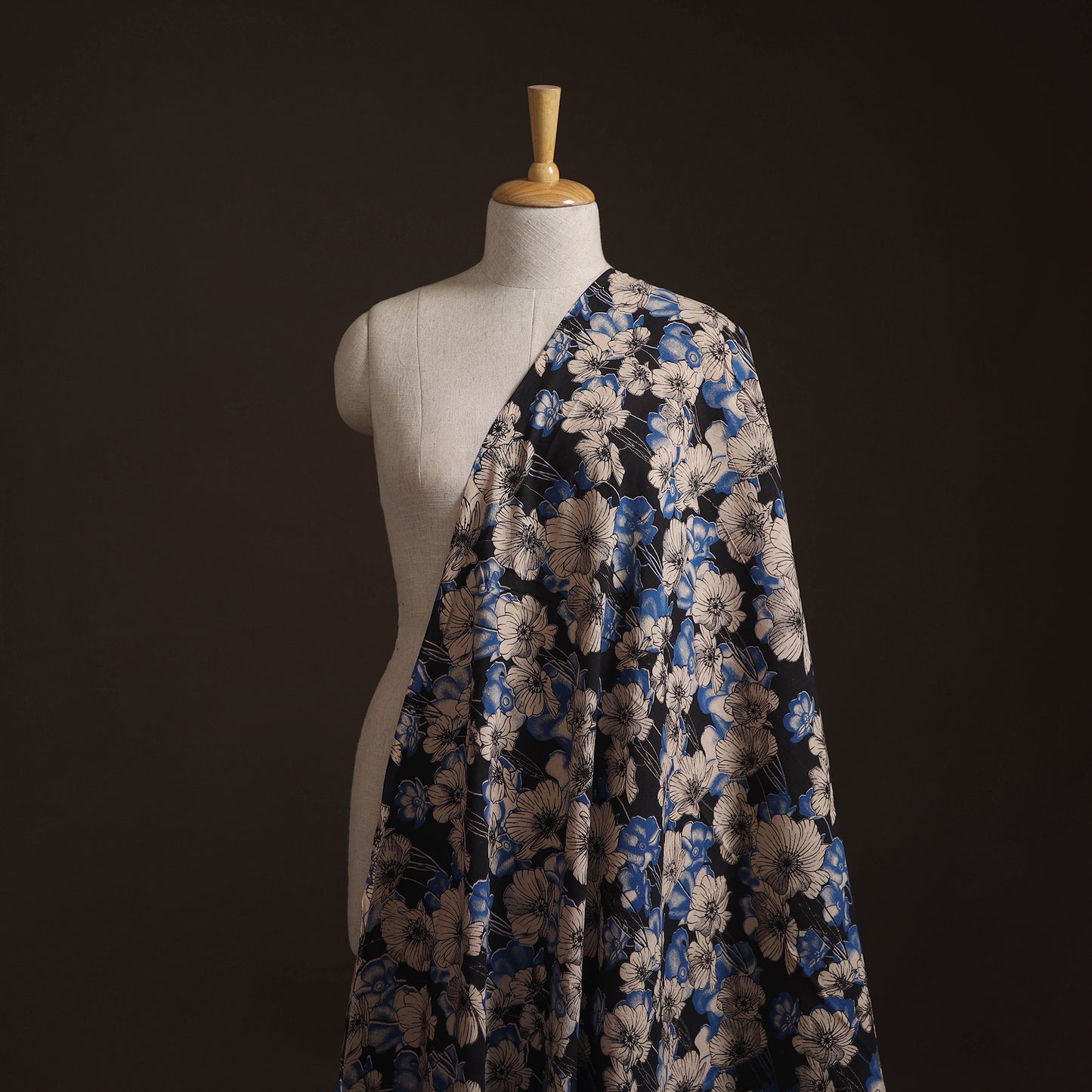 Kalamkari Printed Cotton Fabric 04