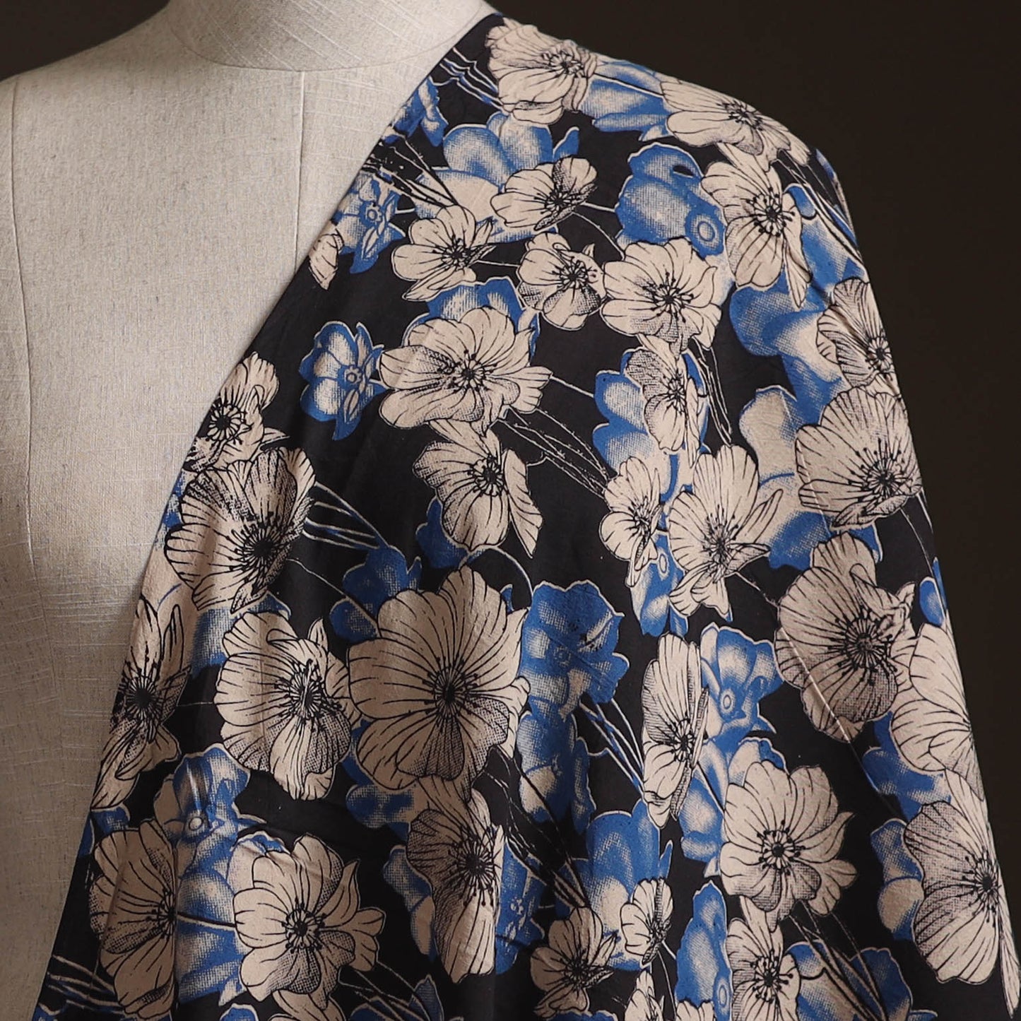 Kalamkari Printed Cotton Fabric 04