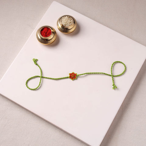 Handmade Beadwork Rakhi for Brother 02
