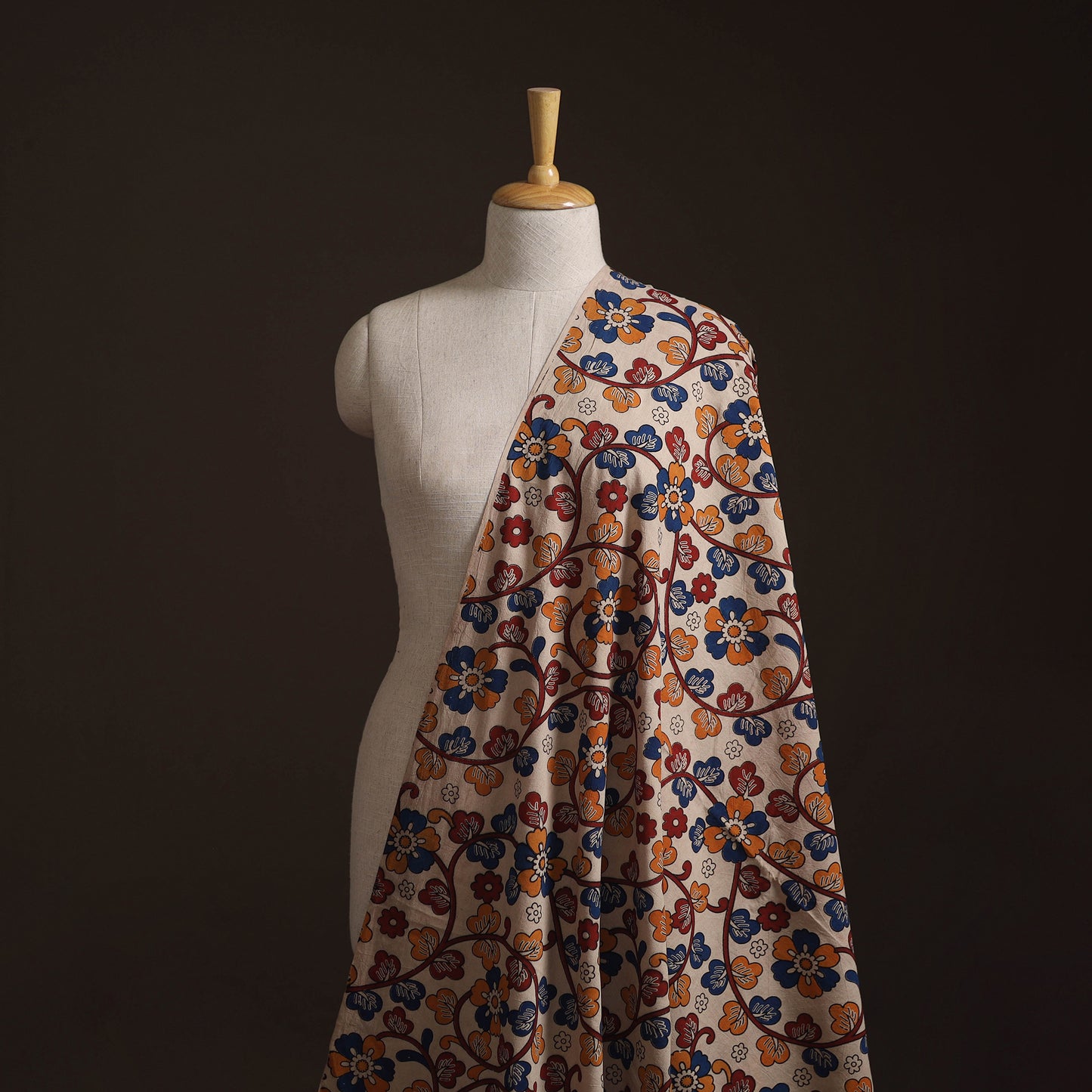 Kalamkari Printed Cotton Fabric 05