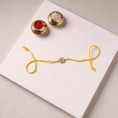 Handmade Beadwork Rakhi for Brother 03