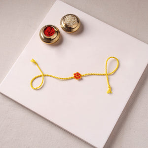 Handmade Beadwork Rakhi for Brother 04