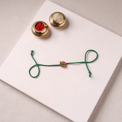Handmade Beadwork Rakhi for Brother 05