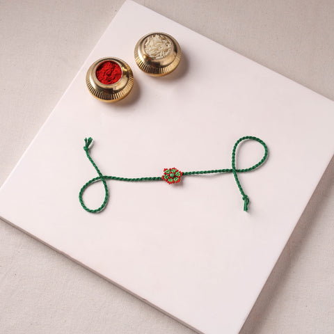 Handmade Beadwork Rakhi for Brother 05