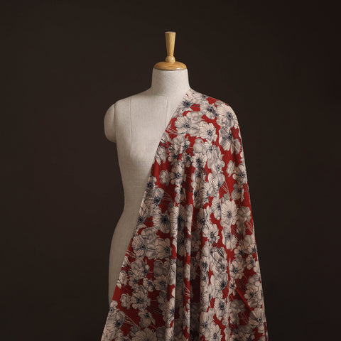 Kalamkari Printed Cotton Fabric 07
