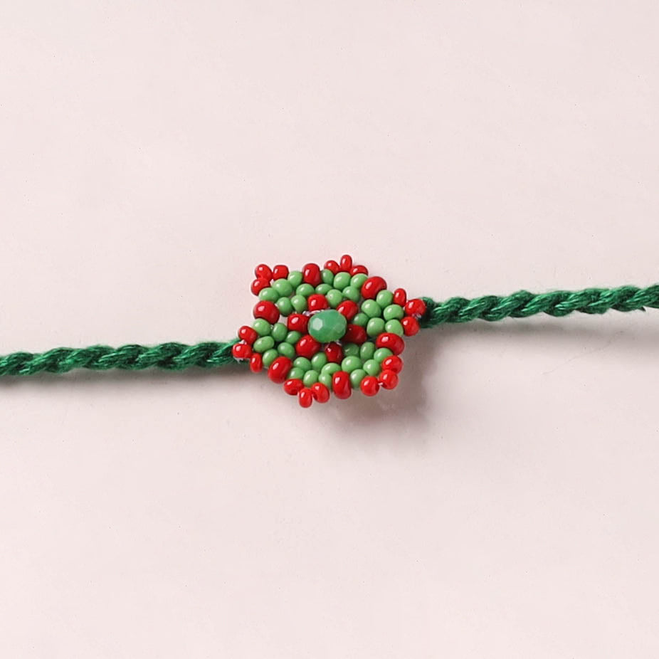 Handmade Beadwork Rakhi for Brother 05