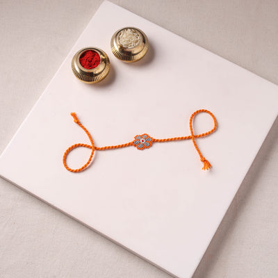 Handmade Beadwork Rakhi for Brother 07