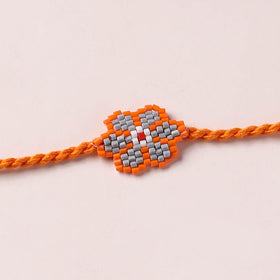 Handmade Beadwork Rakhi for Brother 07