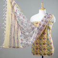  3pc Sanganeri Block Printed Cotton Suit Material with Kota Doria Dupatta 14 Onine at iTokri.com