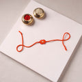 Handmade Beadwork Rakhi for Brother 08