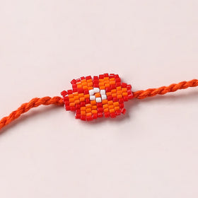 Handmade Beadwork Rakhi for Brother 08