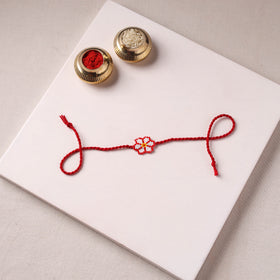 Handmade Beadwork Rakhi for Brother 09