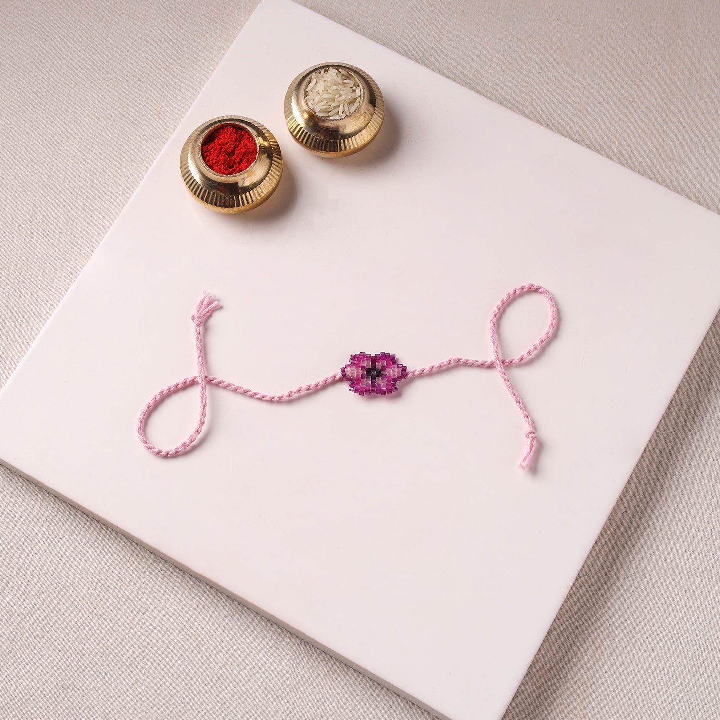 Handmade Beadwork Rakhi for Brother 11