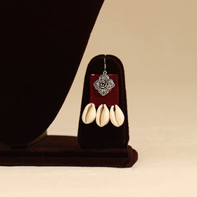 Maroon - german silver fabart choker necklace set