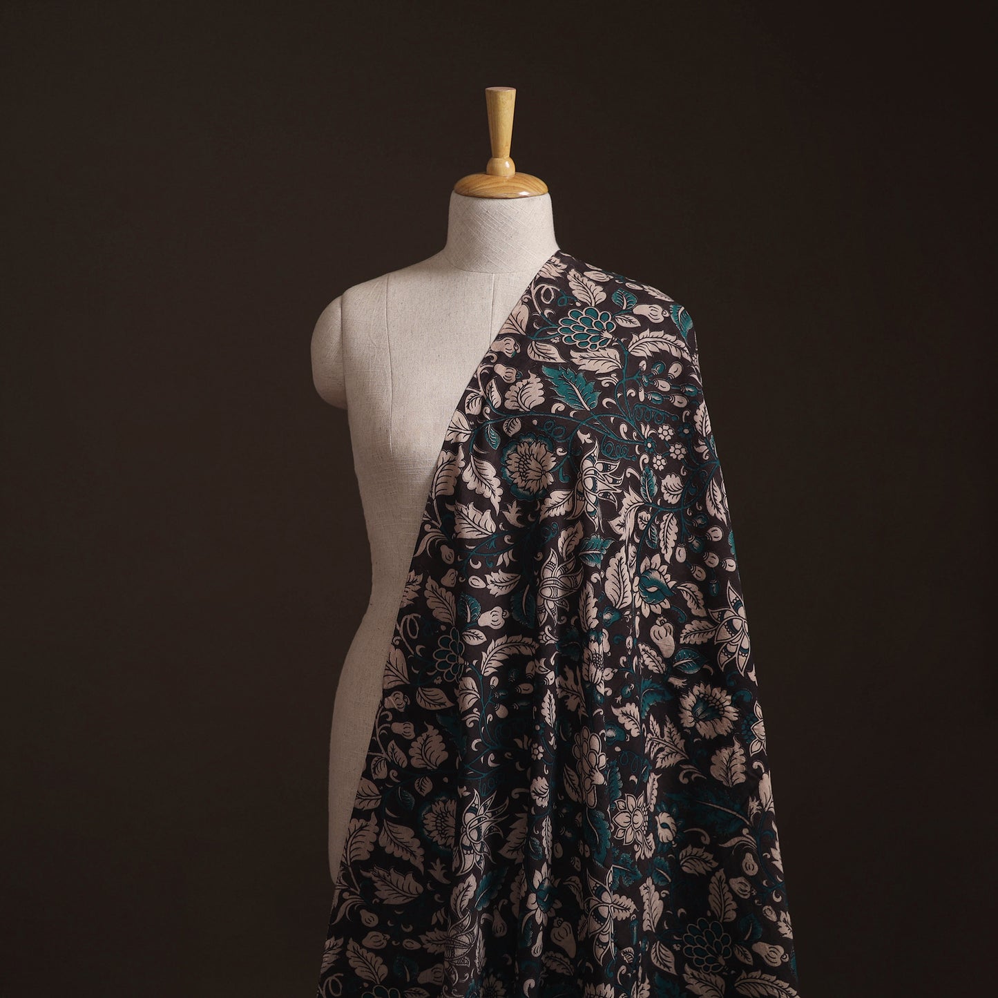 Kalamkari Printed Cotton Fabric 11
